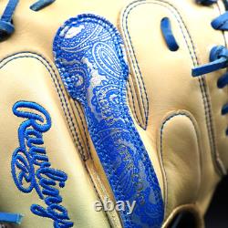 Rawlings Japan baseball HOH Heart of the Hide RHT Catchers mitt Camel/Royal Rare