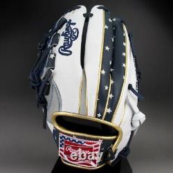Rawlings Left-Handed Glove Heart of the Hide HOH USA Limited Star and Stripes