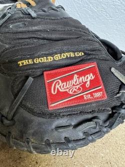 Rawlings Lite Toe PROYM4 34 Heart Of The Hide Catchers Mitt Glove Left Black