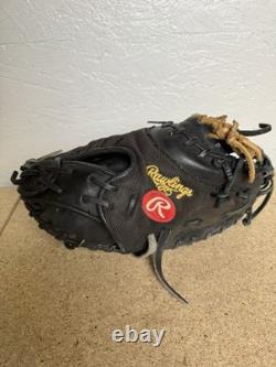 Rawlings Lite Toe PROYM4 34 Heart Of The Hide Catchers Mitt Glove Left Black