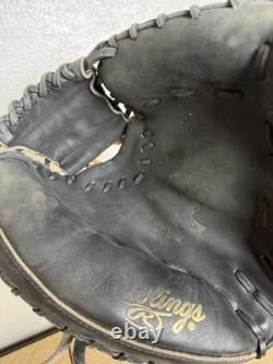 Rawlings Lite Toe PROYM4 34 Heart Of The Hide Catchers Mitt Glove Left Black