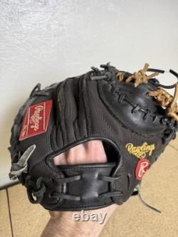 Rawlings Lite Toe PROYM4 34 Heart Of The Hide Catchers Mitt Glove Left Black