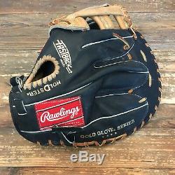 Rawlings Made In U. S. A. Heart of Hide HOH PRO-1HFB First 1st Base LHT Baseball
