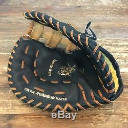 Rawlings Made In U. S. A. Heart of Hide HOH PRO-1HFB First 1st Base LHT Baseball