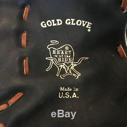 Rawlings Made In U. S. A. Heart of Hide HOH PRO-1HFB First 1st Base LHT Baseball