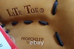 Rawlings NWT RHT 33 R2G Heart of The Hide Lite Toe Catchers Glove PRORCM33T