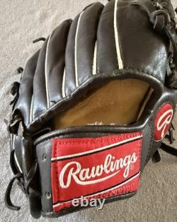 Rawlings PRO12TCB Heart of the Hide Horween 12 Trapeze Baseball Glove RHT Black