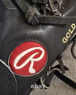 Rawlings PRO12TCB Heart of the Hide Horween 12 Trapeze Baseball Glove RHT Black