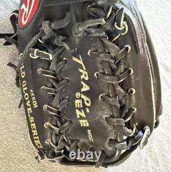 Rawlings PRO12TCB Heart of the Hide Horween 12 Trapeze Baseball Glove RHT Black