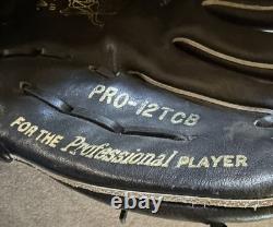 Rawlings PRO12TCB Heart of the Hide Horween 12 Trapeze Baseball Glove RHT Black