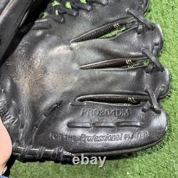 Rawlings PRO204DM Baseball Glove 11.5 Heart of the Hide Black Leather RHT
