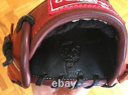 Rawlings PRO217P Heart of the Hide 11 Infield I-Web Oxblood Burgundy Glove