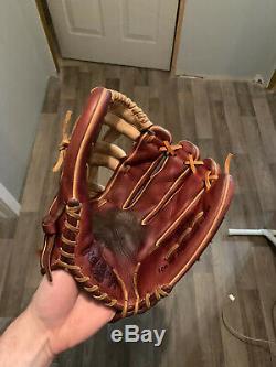 Rawlings PRO302-6P Heart Of The Hide H-Web Outfielder's Baseball Glove (12.75)