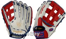 Rawlings PRO30396 12.75 Heart Of The Hide Patriot Baseball Glove Outfield