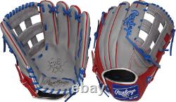Rawlings PRO3039-6PR 12.75 Heart Of The Hide Flag Collection Baseball Glove P. R