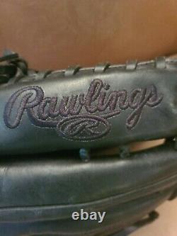 Rawlings PRO601JB Heart Of The hide HOH Black On Black 12.75 Outfield Glove LHT