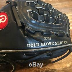 Rawlings Pro-6b U. S. A. Heart Of The Hide Cek01 Gold Baseball Glove Horween Hoh