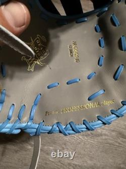 Rawlings Pro Grade 1st First Base Glove Mitt Heart Of The Hide Blue Black 12