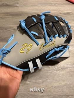 Rawlings Pro Grade 1st First Base Glove Mitt Heart Of The Hide Blue Black 12