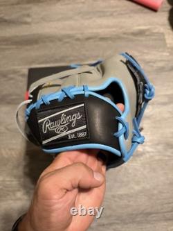 Rawlings Pro Grade 1st First Base Glove Mitt Heart Of The Hide Blue Black 12