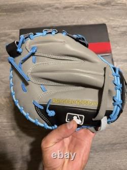 Rawlings Pro Grade 1st First Base Glove Mitt Heart Of The Hide Blue Black 12