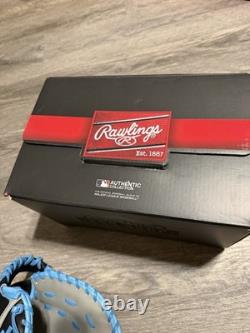 Rawlings Pro Grade 1st First Base Glove Mitt Heart Of The Hide Blue Black 12