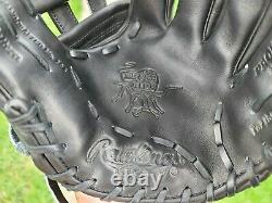 Rawlings Prokb17-6b Heart Of The Hide Black Label Carbon 12.25 Baseball Glove