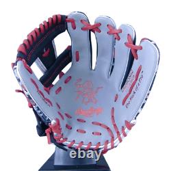 Rawlings R2HON62 Heart of the Hide Crush The Stone Infielder Glove 11.5 GRY BLK