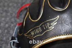 Rawlings RHT Glove Wing Tip Heart of the Hide 11.5 PROR204W-2BG Black Gold Red