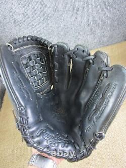 Rawlings RHT Heart of the Hide Black Baseball Glove PRO12DM Mesh Basket- Weave