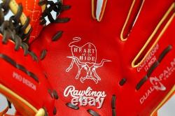 Rawlings Softball Glove Women's Heart of the Hide For All position 12inch RHT