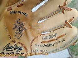 Rawlings USA Pro-1000h Heart Of The Hide 12rht Ttc Leather 1989 Baseball Glove