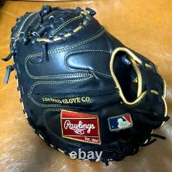 Rawlings baseball Glove HOH Heart of the Hide RHT Catchers mitt 33.5 Black