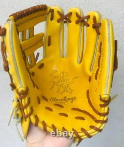 Rawlings heart of the hide 11.5inch Infield Right Yelloe Brown GH6FHO6L Glove
