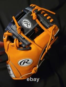 Rawlings heart of the hide 11.75 Black Orange