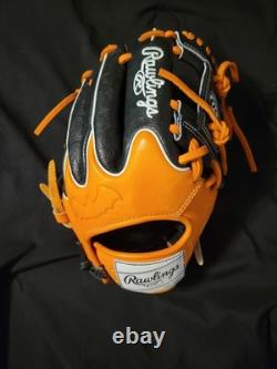 Rawlings heart of the hide 11.75 Black Orange