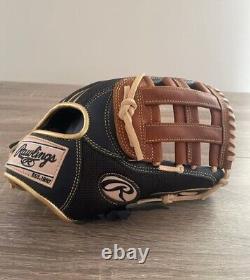 Rawlings heart of the hide 11.75inch All Positions Right Navy Brown GR1FHMMN65
