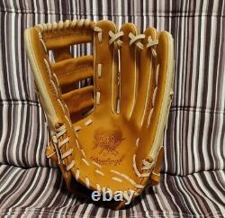 Rawlings heart of the hide HOH 12 Outfield Right Camel Tab Yellow GRXNPBYI0SW