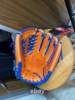 Rawlings heart of the hide limited edition PRO204OR Blue and Orange 11 1/2 Glove