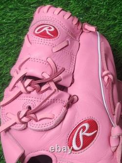 Right Hand Throw Rawlings Heart of the Hide 12 Pitcher Baseball Glove Pink