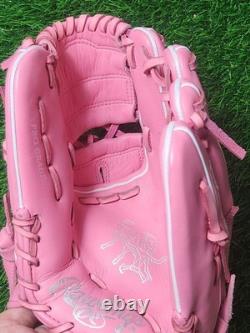 Right Hand Throw Rawlings Heart of the Hide 12 Pitcher Baseball Glove Pink