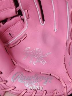 Right Hand Throw Rawlings Heart of the Hide 12 Pitcher Baseball Glove Pink