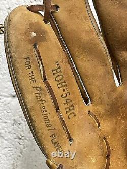 VINTAGE Rawlings HOH 54HC Heart of Hide Gold Glove Made in USA Left Handed Throw
