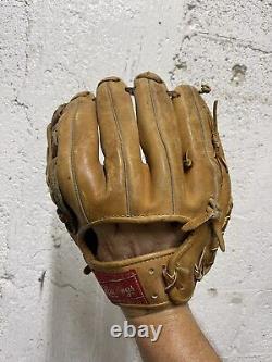 VINTAGE Rawlings HOH 54HC Heart of Hide Gold Glove Made in USA Left Handed Throw