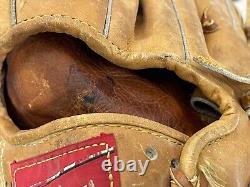 VINTAGE Rawlings HOH 54HC Heart of Hide Gold Glove Made in USA Left Handed Throw