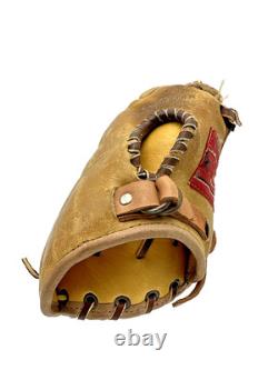 VTG 1970s RAWLINGS HOH XFCB BASEBALL GLOVE USA RESTRUNG HEART OF THE HIDE