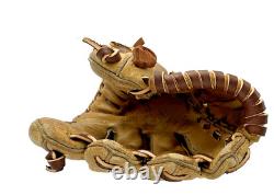 VTG 1970s RAWLINGS HOH XFCB BASEBALL GLOVE USA RESTRUNG HEART OF THE HIDE