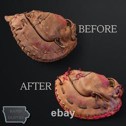 VTG Rawlings Heart of The Hide First Base Mitt Steve Garvey CLEANED & RELACED