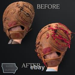 VTG Rawlings Heart of The Hide First Base Mitt Steve Garvey CLEANED & RELACED