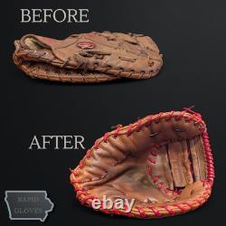 VTG Rawlings Heart of The Hide First Base Mitt Steve Garvey CLEANED & RELACED